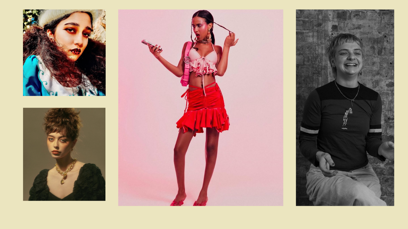 Fashion and beauty portfolio looks by Gidget Newman